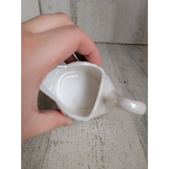 Iridescent swan bird trinket tray bowl mini‎ unique home decor - Picture 5 of 6